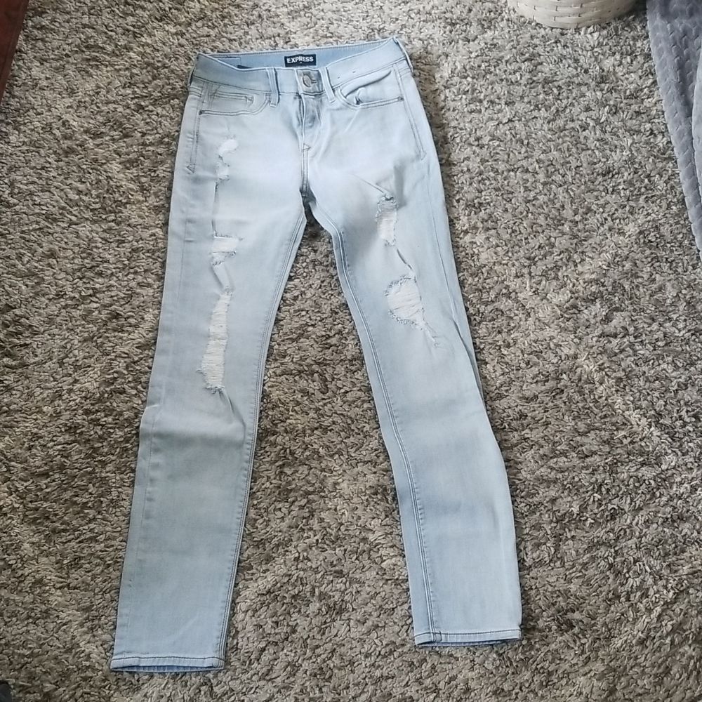 Express distressed jeans